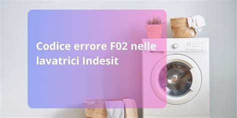 errore lavatrice indesit